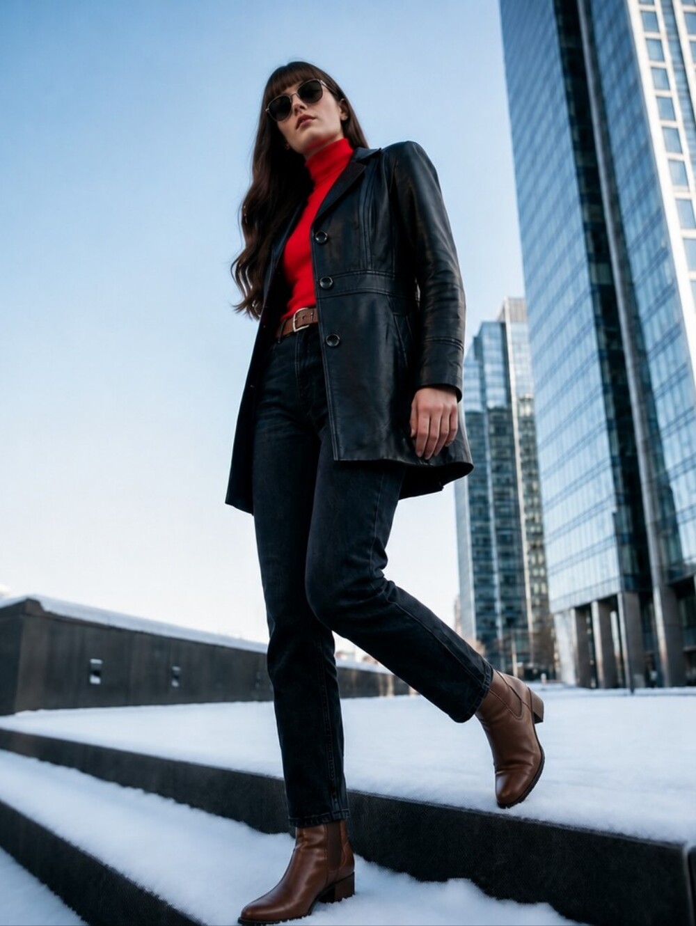 AVANTI Leather Coat